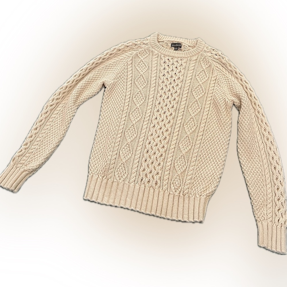 L.L. Bean Signature M’s Fisherman Sweater, Size M